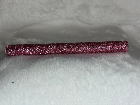 Dark Pink Glittered Ink Pen