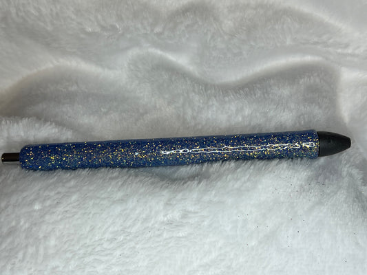 Denim Glittered Ink Pen